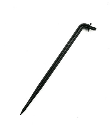 Rivulis öntöző tüske- rövid csatlakozó (fekete,barpeg) 3×5mm     