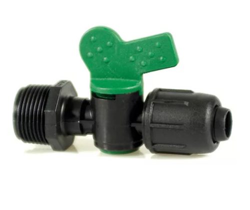 PE Csap  LPE csőhöz 16×3/4" KM kúpos